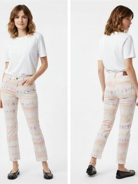 Else Ankle Skinny Mid-Rise Jeans Wash Pastel Sunset 30